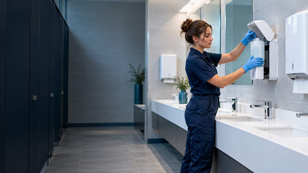 Sanitaire voorzieningen in een professionele omgeving